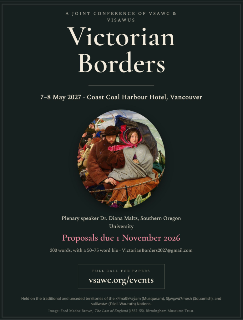 poster for Victorian Borders conference